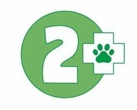 Ветеринарный кабинет Два плюс логотип