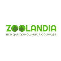 Зоотовары для животных Zoolandia логотип